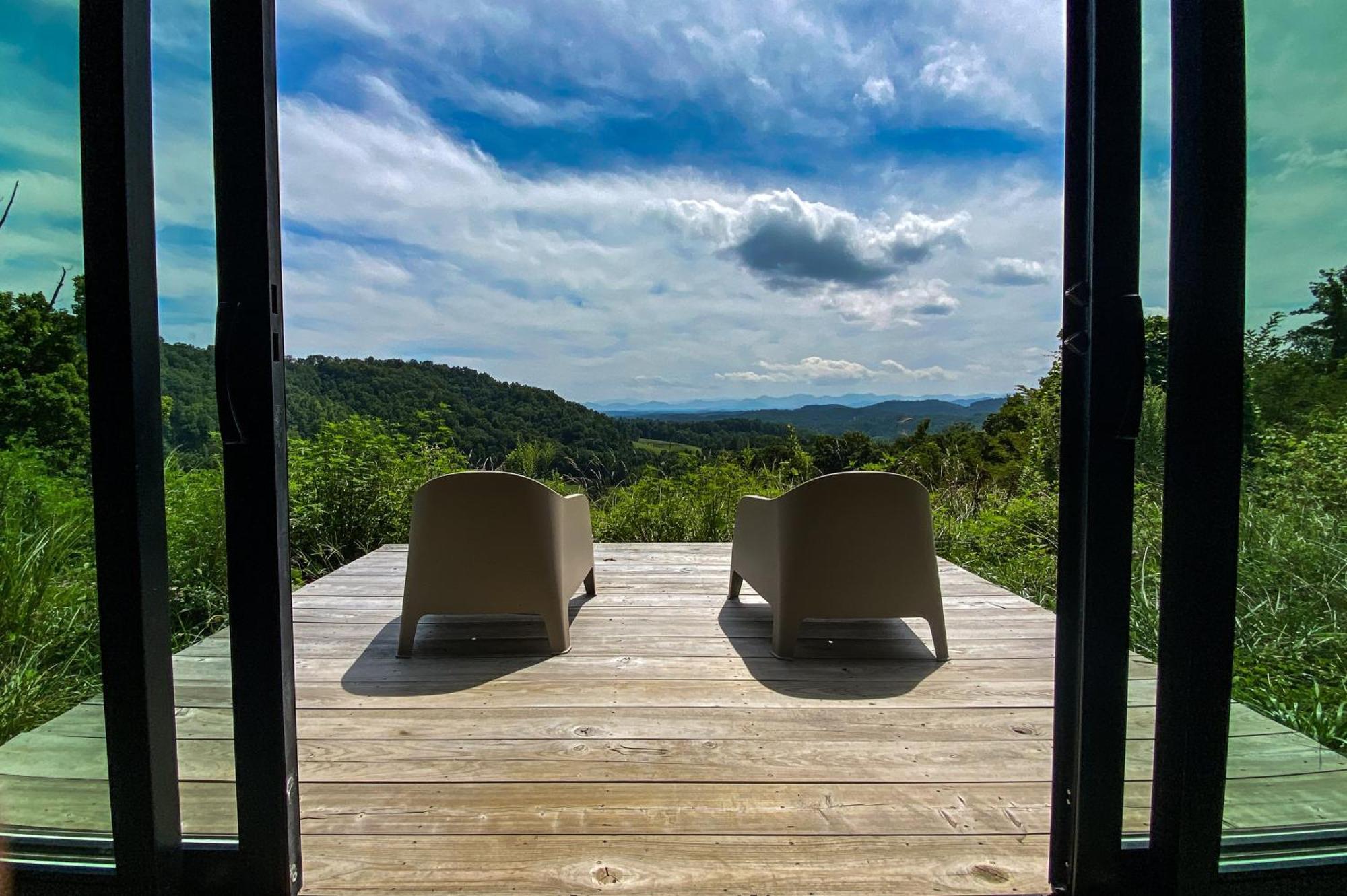 Morgan Branch Cabin In Marshall Villa Ngoại thất bức ảnh